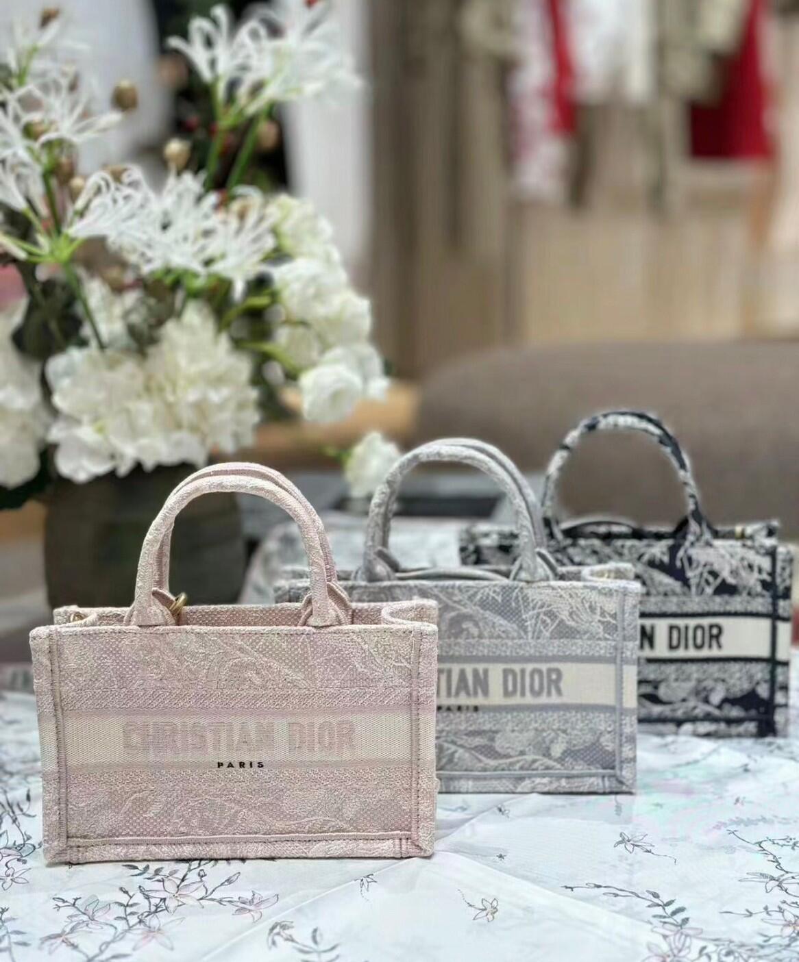 【人気♡】DIOR BOOK TOTE バッグ ミニ ストラップ付